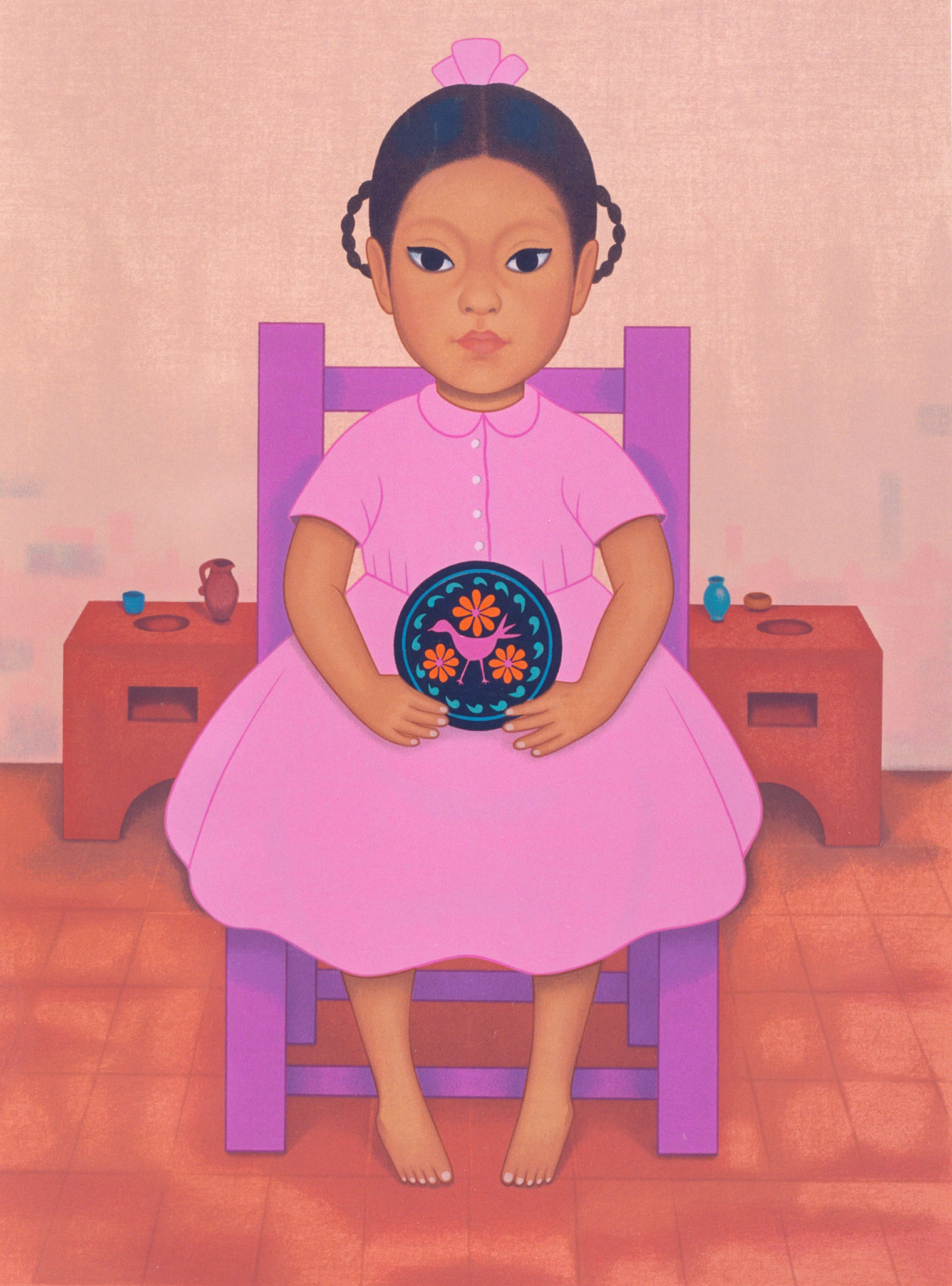 Mexican Children by Gustavo Montoya. Serigraphs