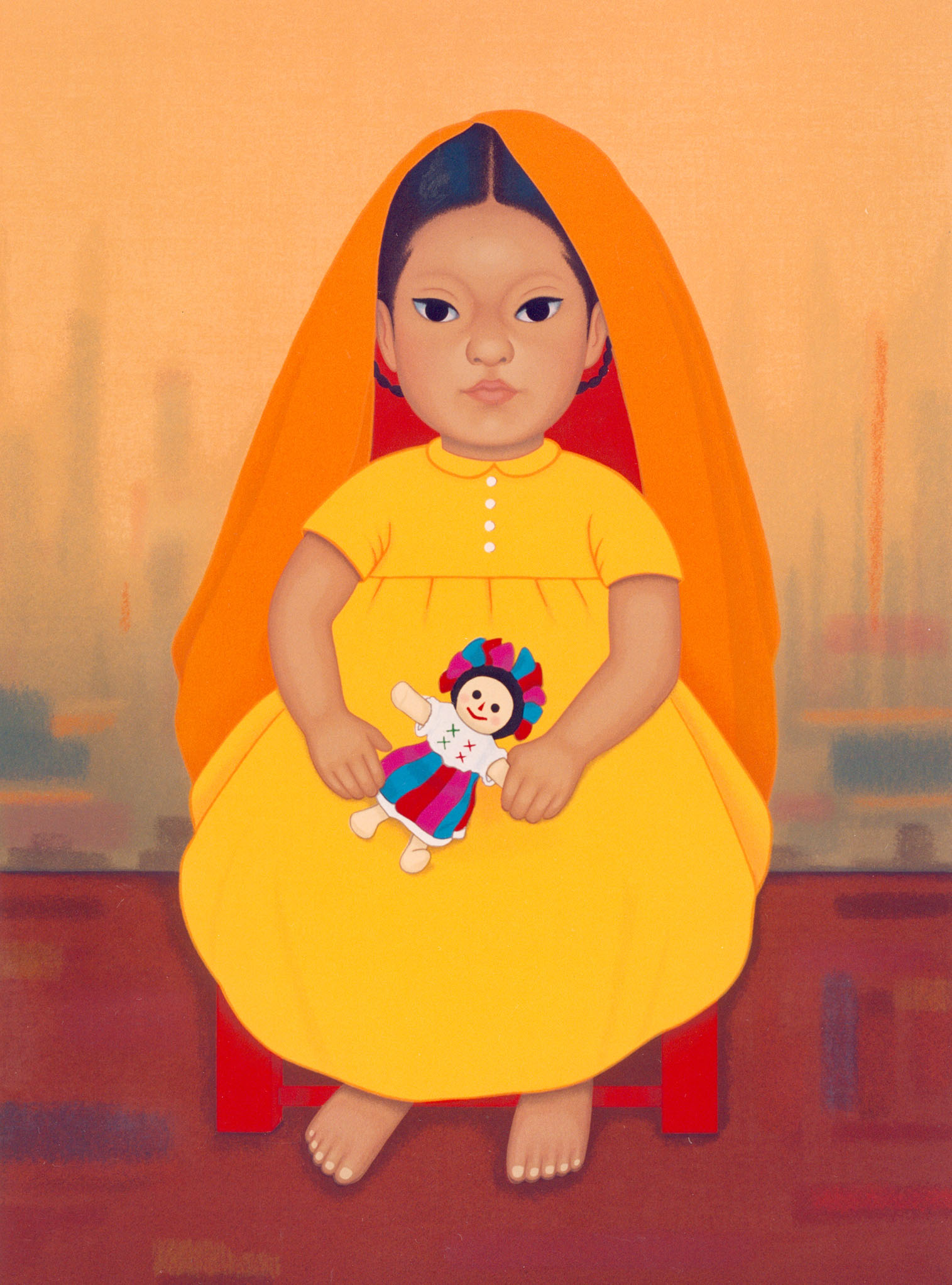 Mexican Children by Gustavo Montoya. Serigraphs